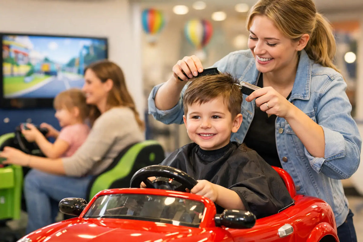 Cómo elegir primera peluquería para niños
