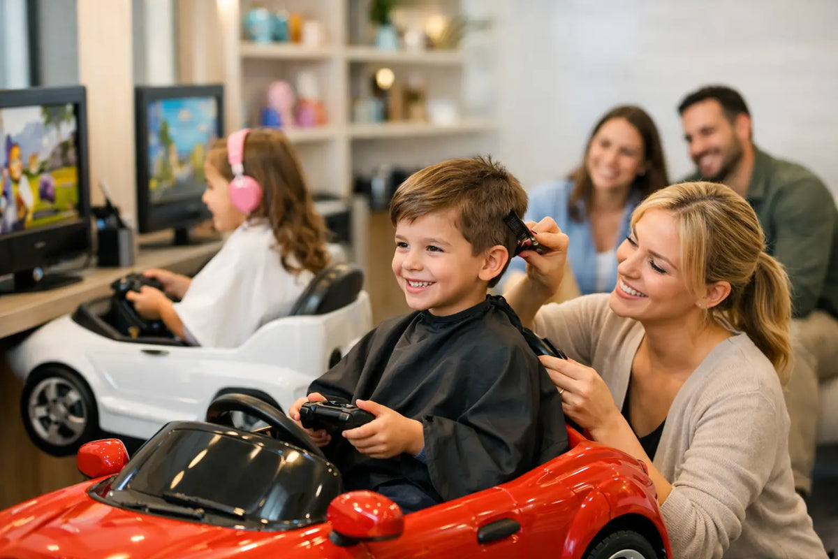 Corte infantil con entretenimiento o sin