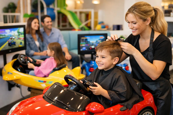 Peluquería para niños con juegos: qué buscar