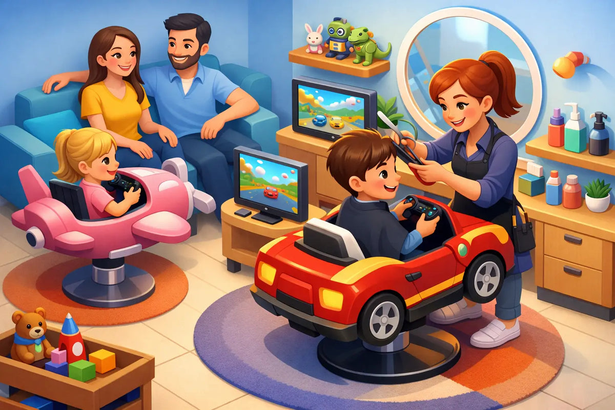Guía de corte infantil para una visita especial