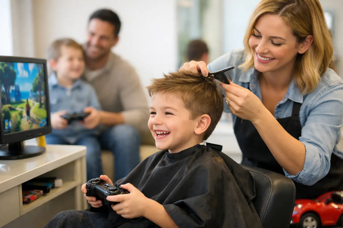 ✨ De la Batalla Campal a la Sonrisa Real: 5 tips para que el corte de pelo de tu hijo sea un éxito