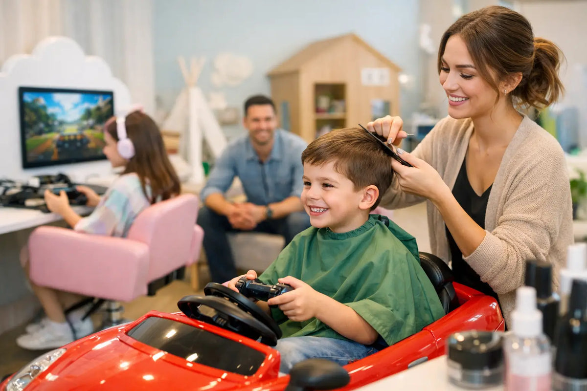 Salon para niños con ambiente tranquilo
