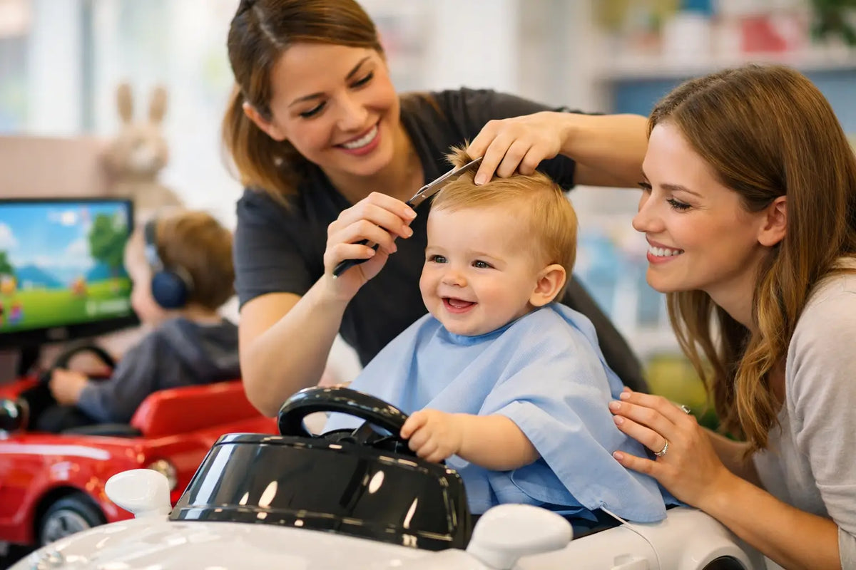 Dónde cortar pelo a bebés sin complicaciones