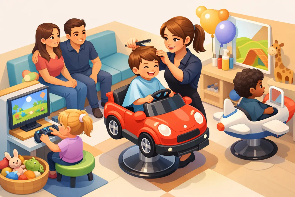 Experiencia real de primer corte infantil