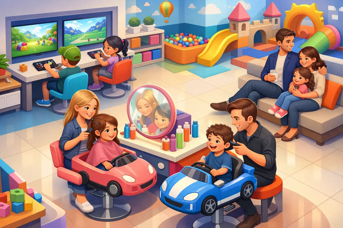 Qué incluye una cita infantil en Lucky Kidz