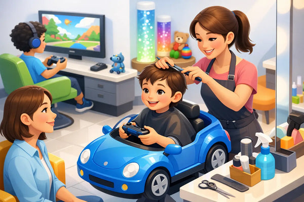 Corte de pelo para niños neurodivergentes