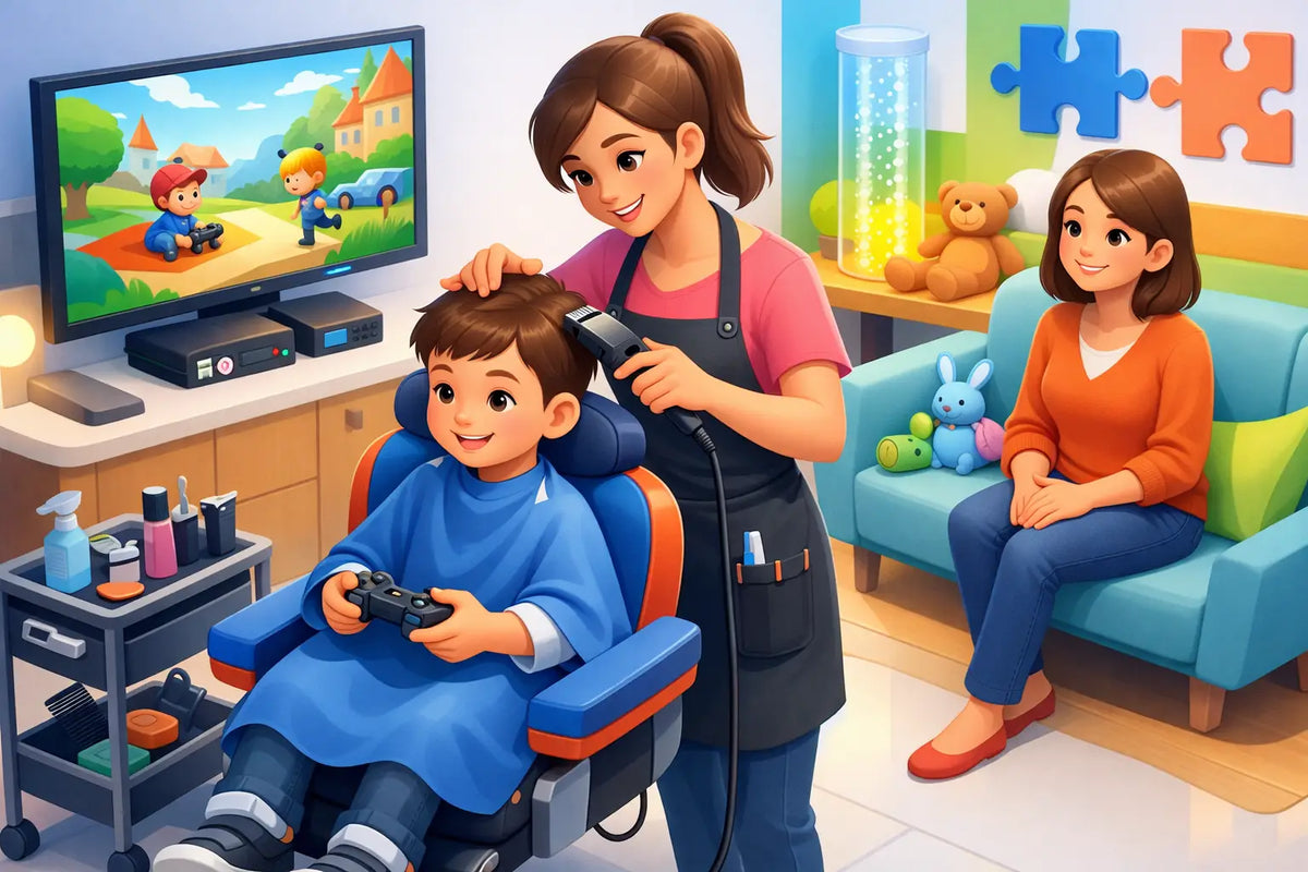 Corte de pelo niño autismo: cómo hacerlo bien