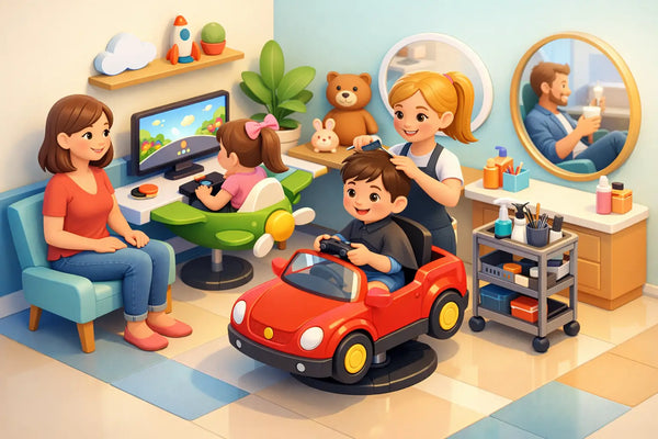 Guía de cita infantil para un corte tranquilo