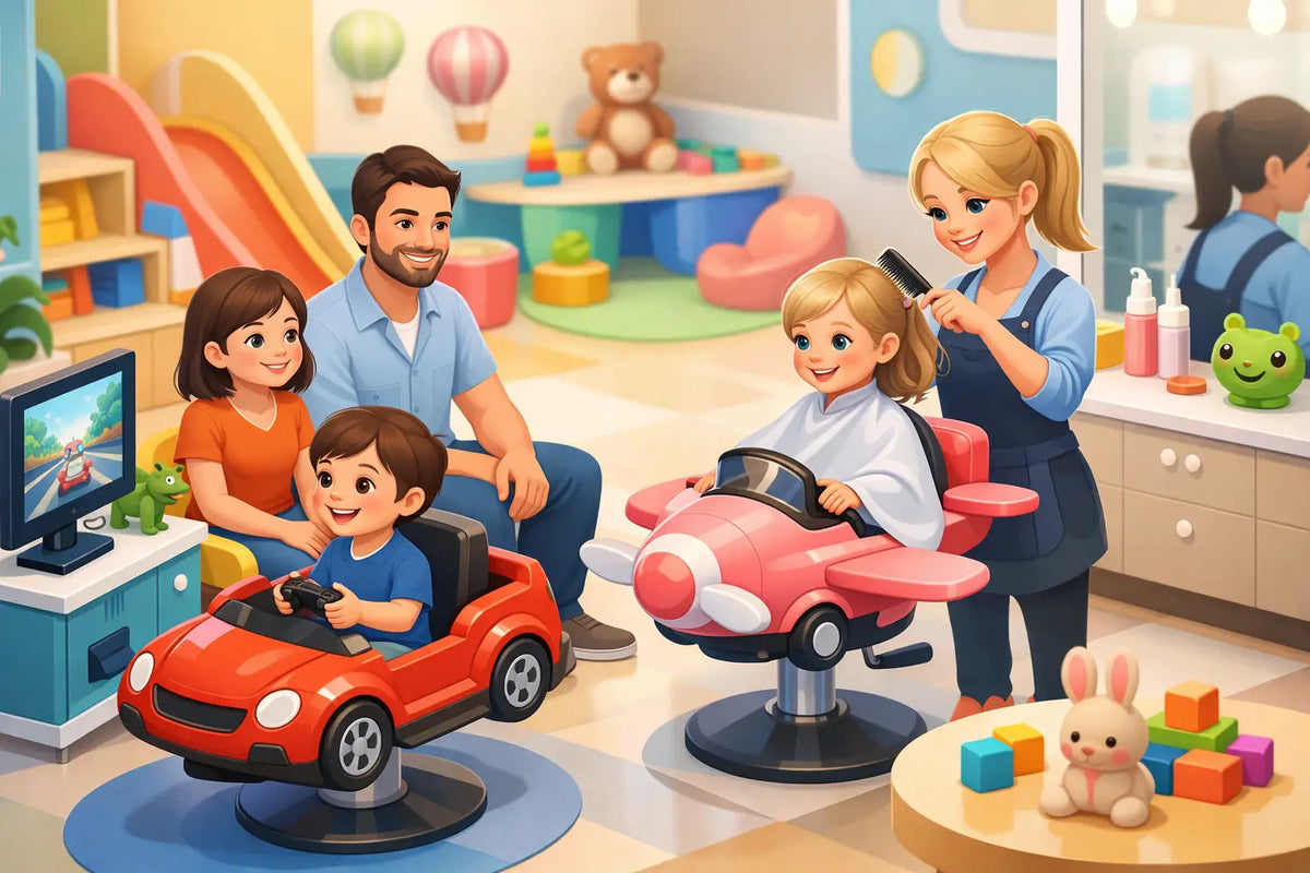 Beneficios de una peluquería infantil bien pensada