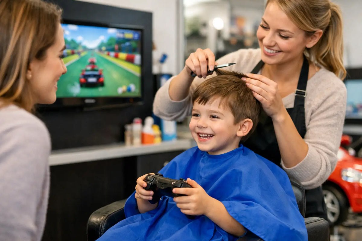 Cómo cortar el pelo a un niño sin llorar