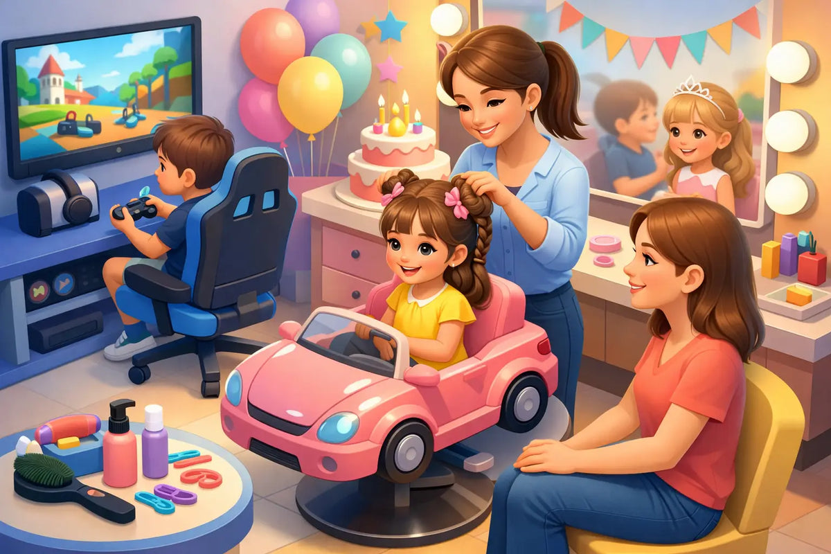 Peinado infantil para cumpleaños: ideas lindas