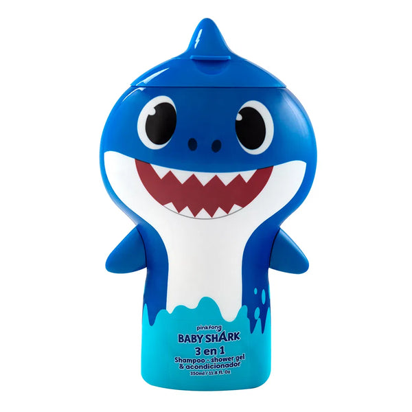 Shampoo Baby Shark 350ml 3 en 1 - Azul