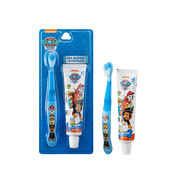 Cepillo de Dientes + Pasta Dental Paw Patrol