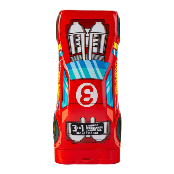 Shampoo Hotwheels 300ml 3 en 1  - Rojo